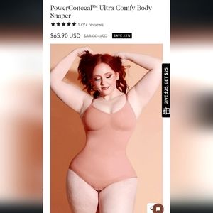 Shapellx PowerConceal Ultra Comfy Body Shaper
